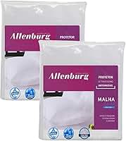 Kit 2 Capa Protetor Travesseiro Impermeável Altenburg Malha Slim com Zíper 50x70cm Antialérgico e Antiácaro Branco