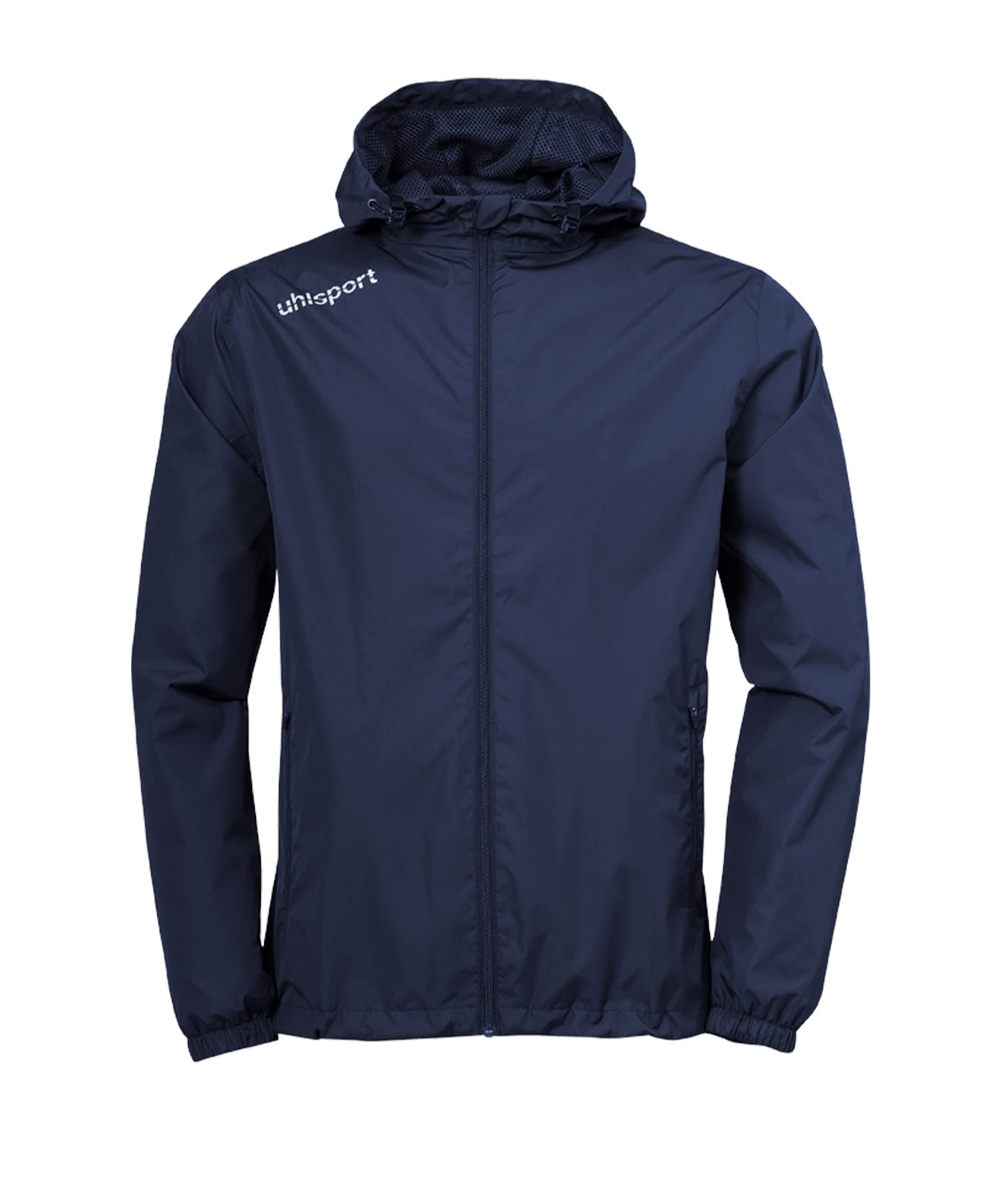 Uhlsport Essential Rain Jacket Men's Rain Jacket - Navy/White, XXX-Large