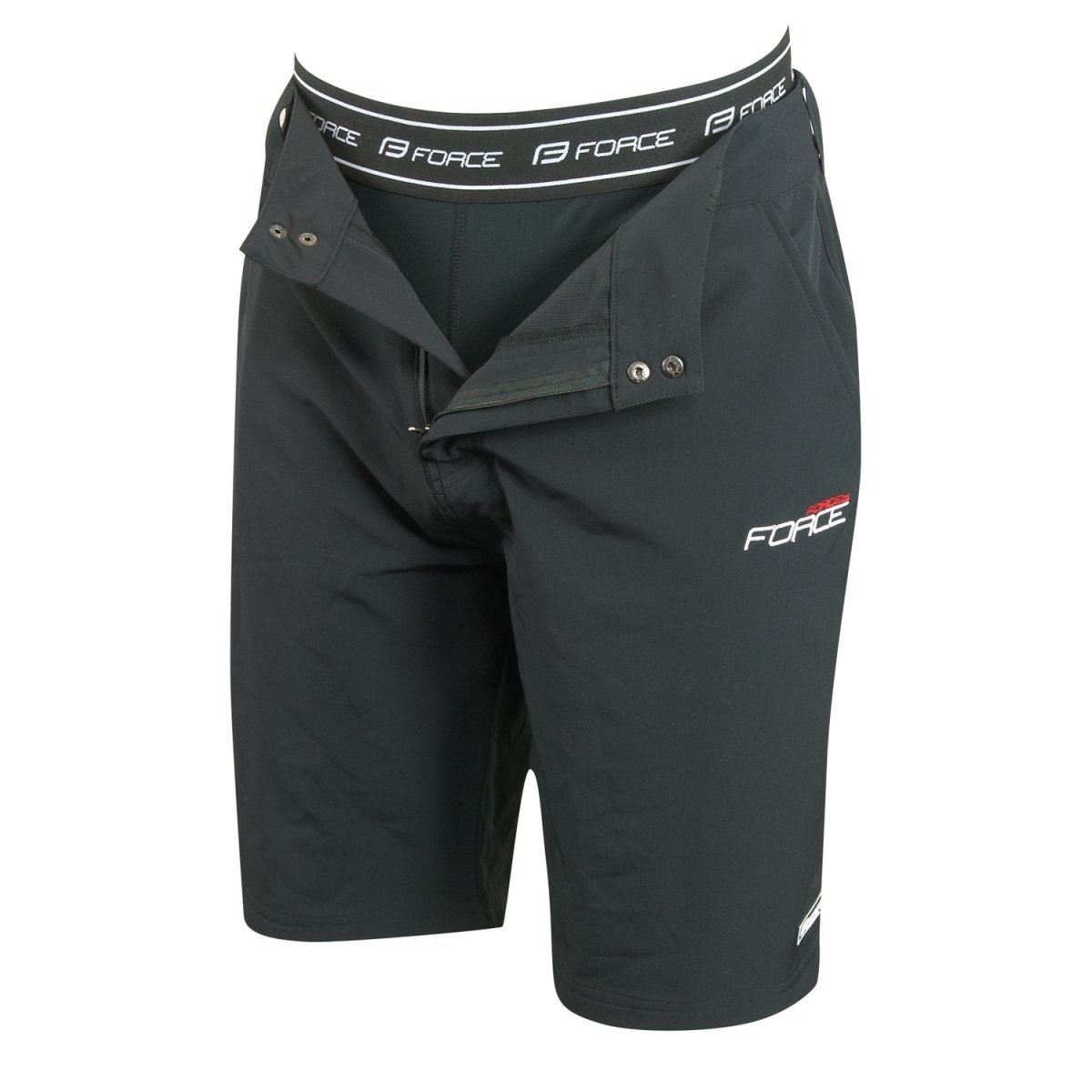 Pantaloni MTB FORCE F BLADE con fondello gel Nero - M