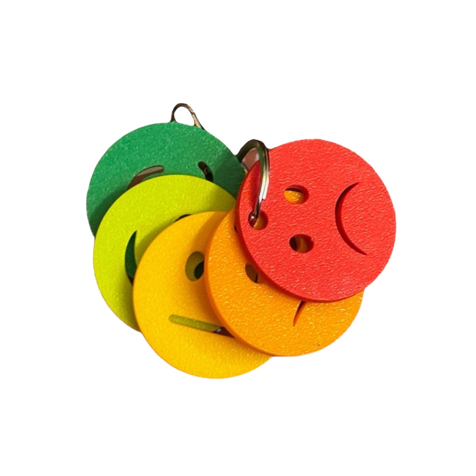 Pain Scale Keychain – 5 Colour Coded Pain Scale | Visual Pain Regulation Communication Teaching Aid Tool for Educational SEN - Non Verbal Companion for Doctors, Paramedics, Teachers, Parents & Nurses