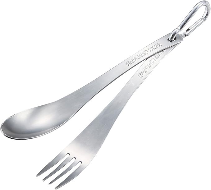 -57%【806円】[PR] キャプテンスタッグ ライン ステンレスカトラリーセット M-5518