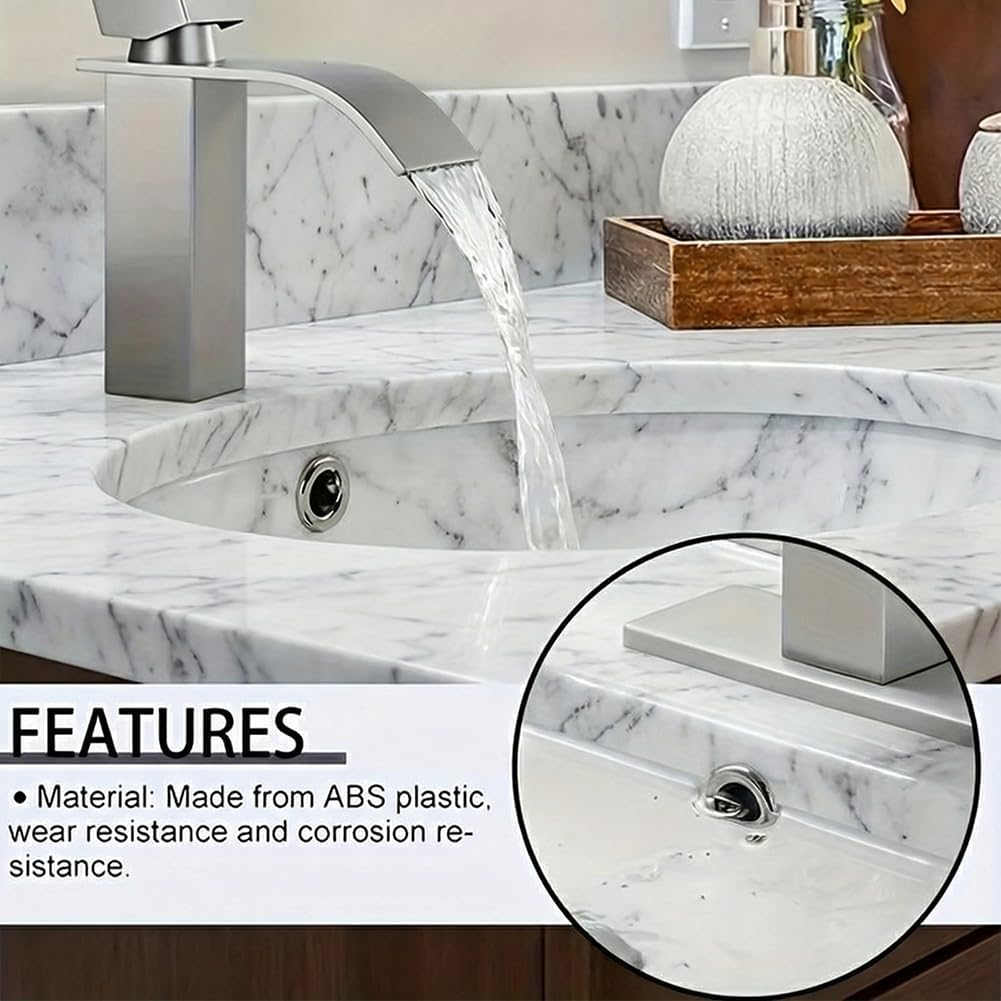 10pcs Plastic Mesh Hole Trim Rings - Ideal for Kitchen, Bathroom Sink Overflow - Style C