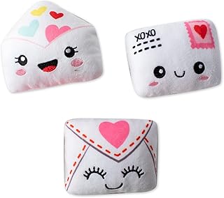 Fringe Studio Plush Dog Toy, 3 Pieces Set, Sealed with A Kiss, Pet Shop Collection (289534)