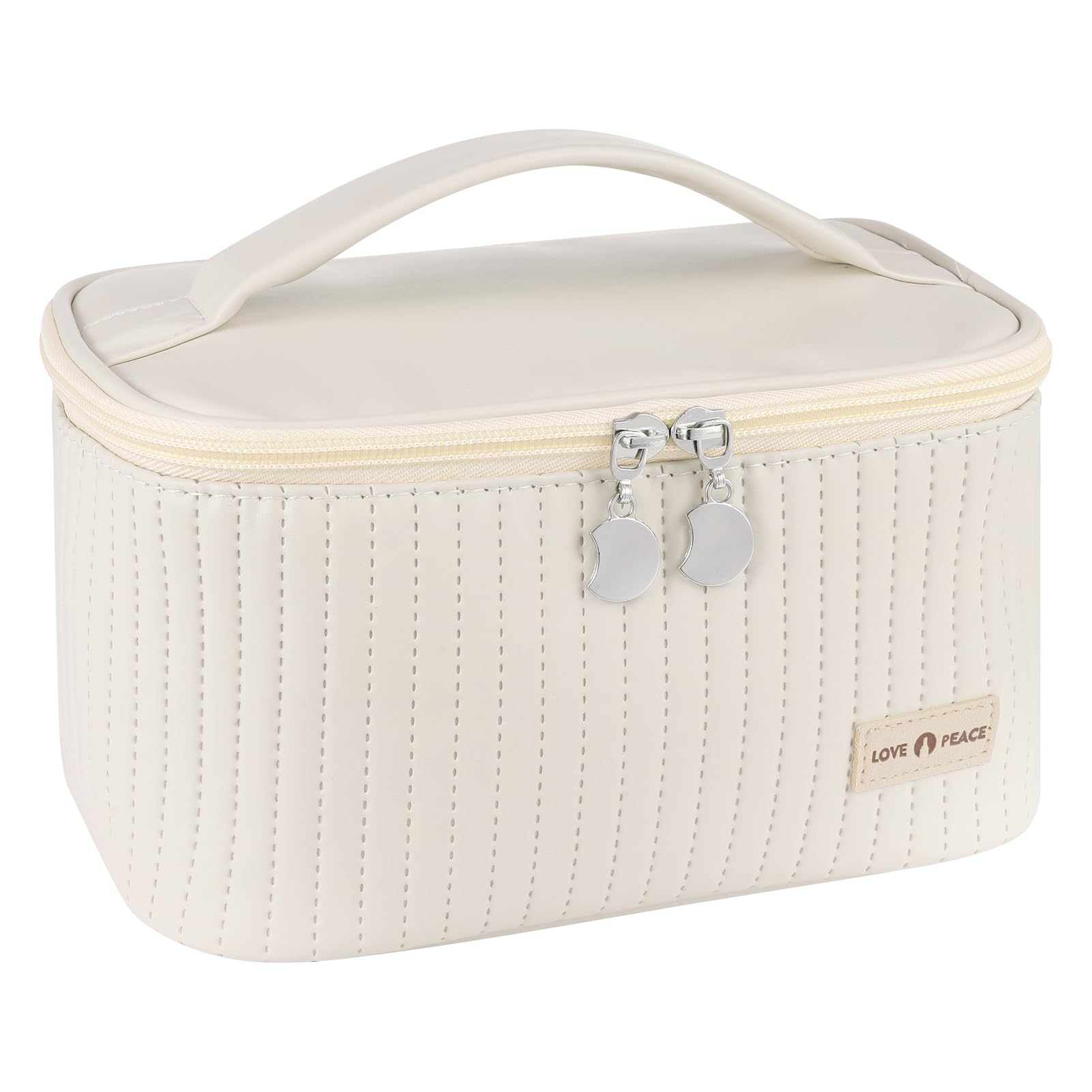 Borsa Per Il Trucco Da Donna Di Grande Capacità, Borsa Per Il Trucco Da Donna Di Grande Capacita Borsa Per Il Trucco Portatile Da Viaggio Impermeabile Borsa Organizer Per Cosmetici In Pel~p178760587