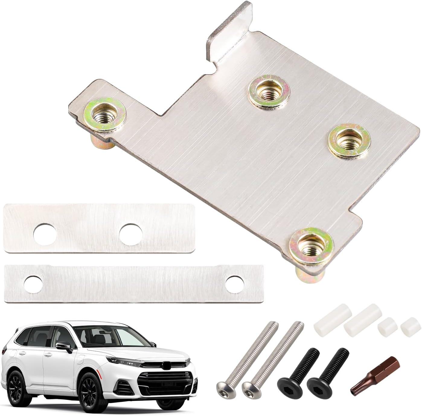 Front Radar Sensor Protector Cover Compatible with for Honda CR-V Accord Pilot 2023-2026, Radar Sensor Guards Anti Theft Protection Bracket Accessories