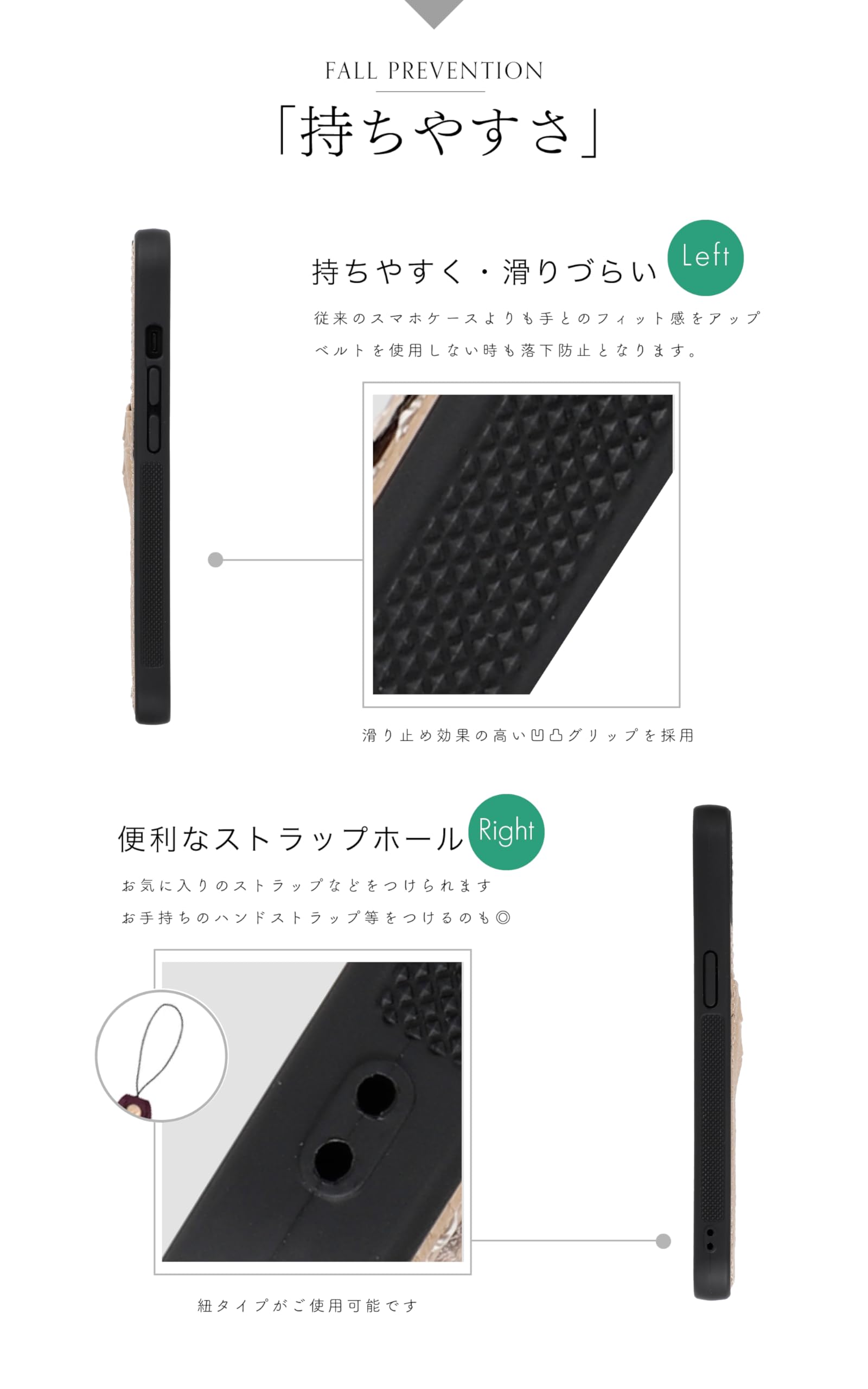 Amazon.co.jp: HANATORA for iPhone 16ProMax ケース 本革 耐衝撃