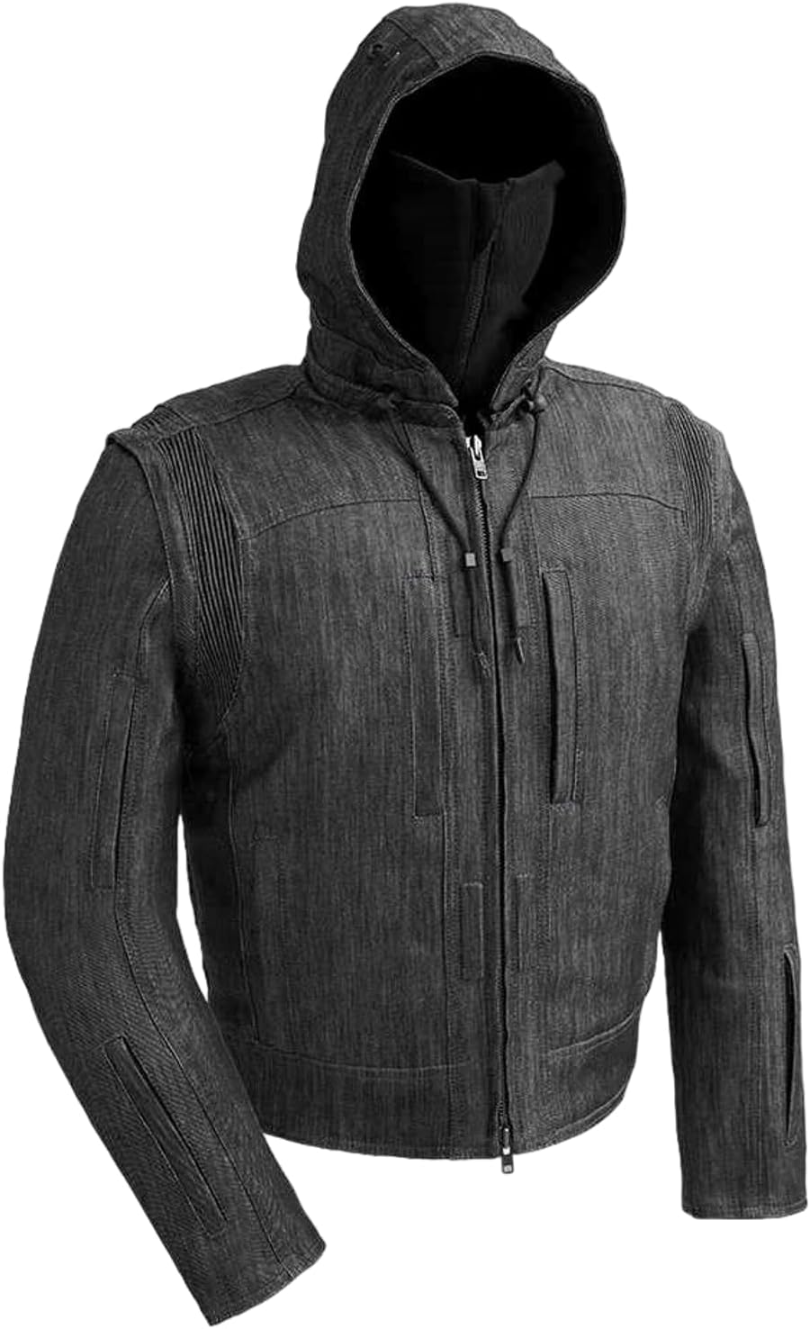 First Mfg CoRybak - Men's Motorcycle Biker Riding Denim Jacket