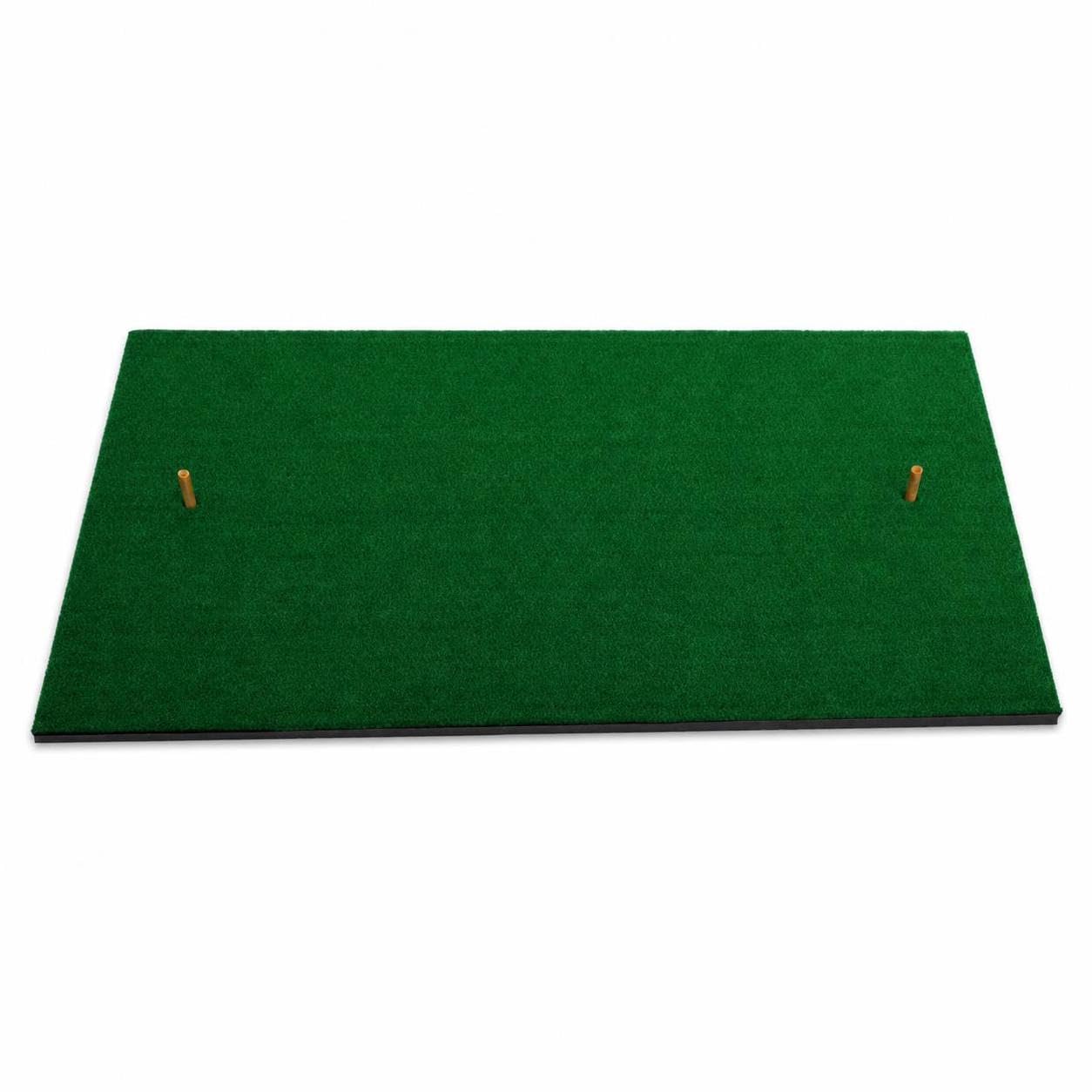 Golf Schlagmatte Indoor Training, Nylon - PP Verbundmaterial - für Golfübungen zu Hause - Technikverbesserung - Eva - Gummi - für