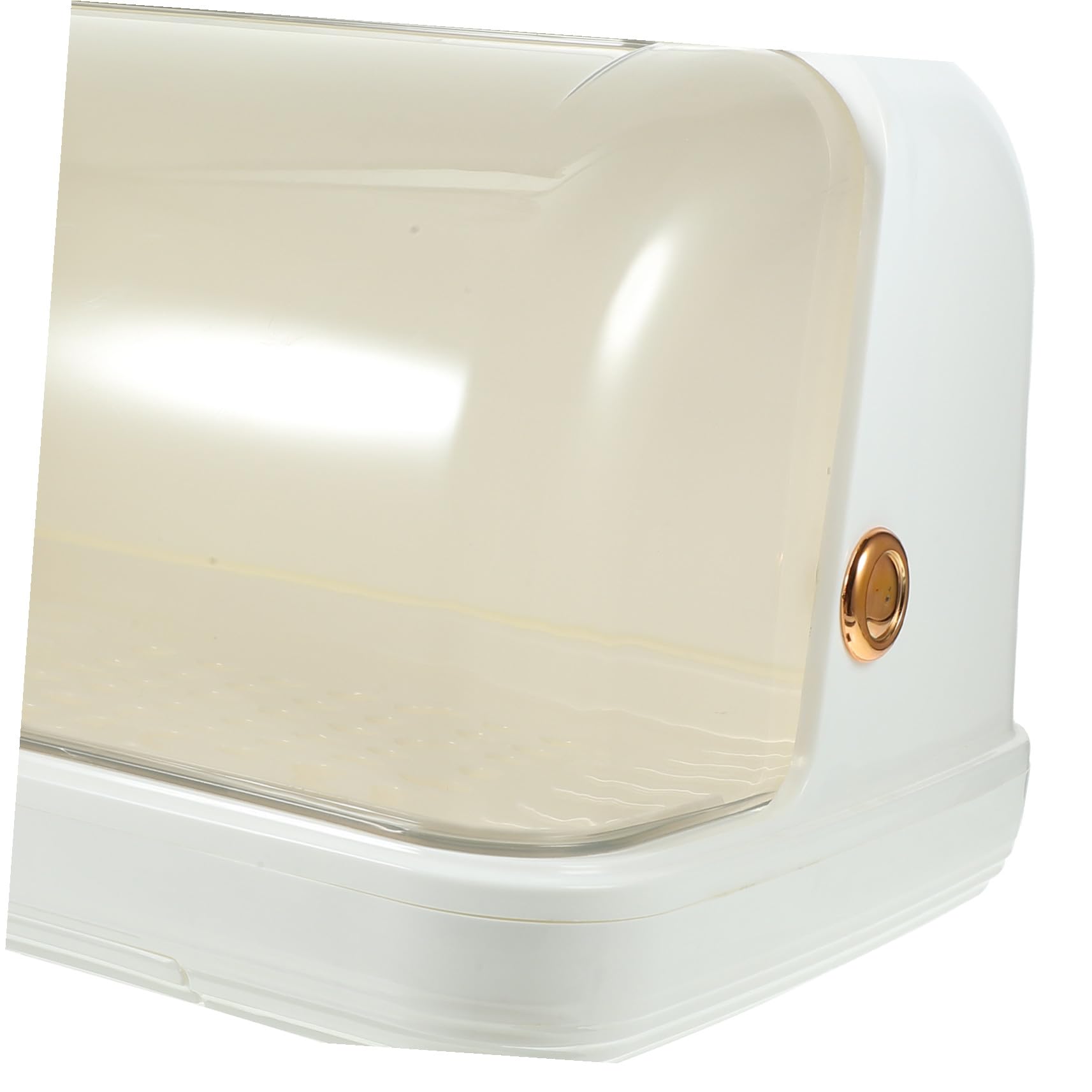 Hemobllo Portabiberon con Coperchio e Vassoio Raccogligoccia Scolabiberon Multiuso in PP Organizer da Cucina per Bottiglie e Bicchieri Contenitore Asciugatura Igienico e Compatto Bianco