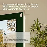 Vista 8 de Paquete de Seguridad Total y Ahorro de ecobee con Cámara de Timbre Inteligente (Con Cable), Sensor Inteligente para Puertas y Ventanas, y Termostato