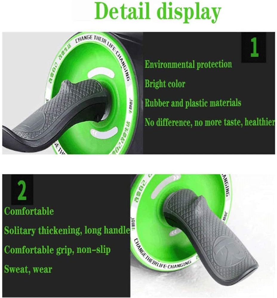 Automatic Rebound and Multiple Angles Core Workouts， Wheel for Abdominal Exercise Fitness Crunch Workout Equipment for Home Workouts