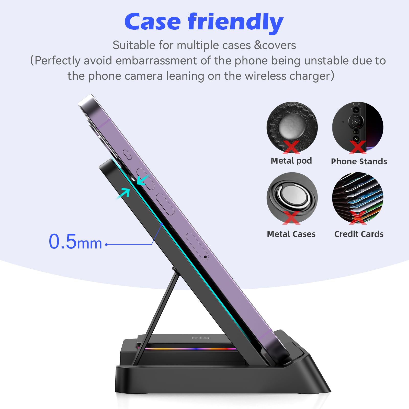 Caricatore wireless 4 in 1 Caricatore per iPhone 16 15 14 13 12 11 Pro SE X XS XR & Watch 9 8 7 6 SE 5 4 3 2,Ricarica Wireless Per i-Watch Ultra 9 8 7 6 SE 5 4 3 Wireless earphones 3/Pro 2