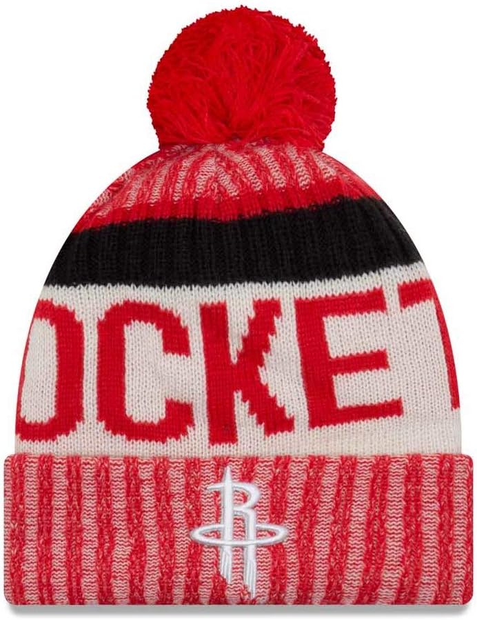 Houston Rockets Adult NBA NE17 Sport Knit Beanie - Team Color, One Size