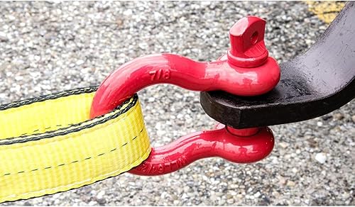 Miniatura 6 de Mytee Products Grillete de anclaje de 58 de pulgada de acero al carbono forjado con pasador de tornillo de aleación WLL 3.25 toneladas (6,500