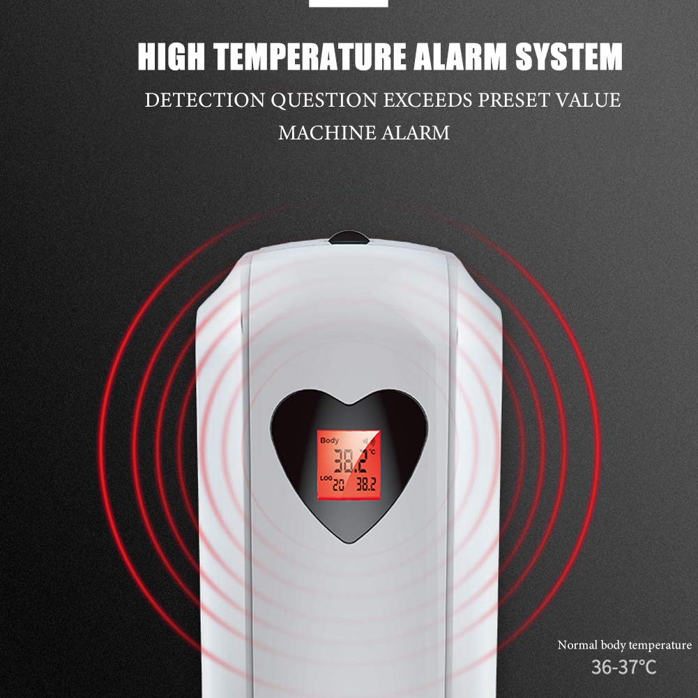 Dispensador Jabón Montaje en Pared, Dispensador Inteligente de Jabón Manos con Sensor Sin Contacto en Aerosol 850mL con Alarma Automática Manos Libres para Anomalías Gotas Grises (Grey)