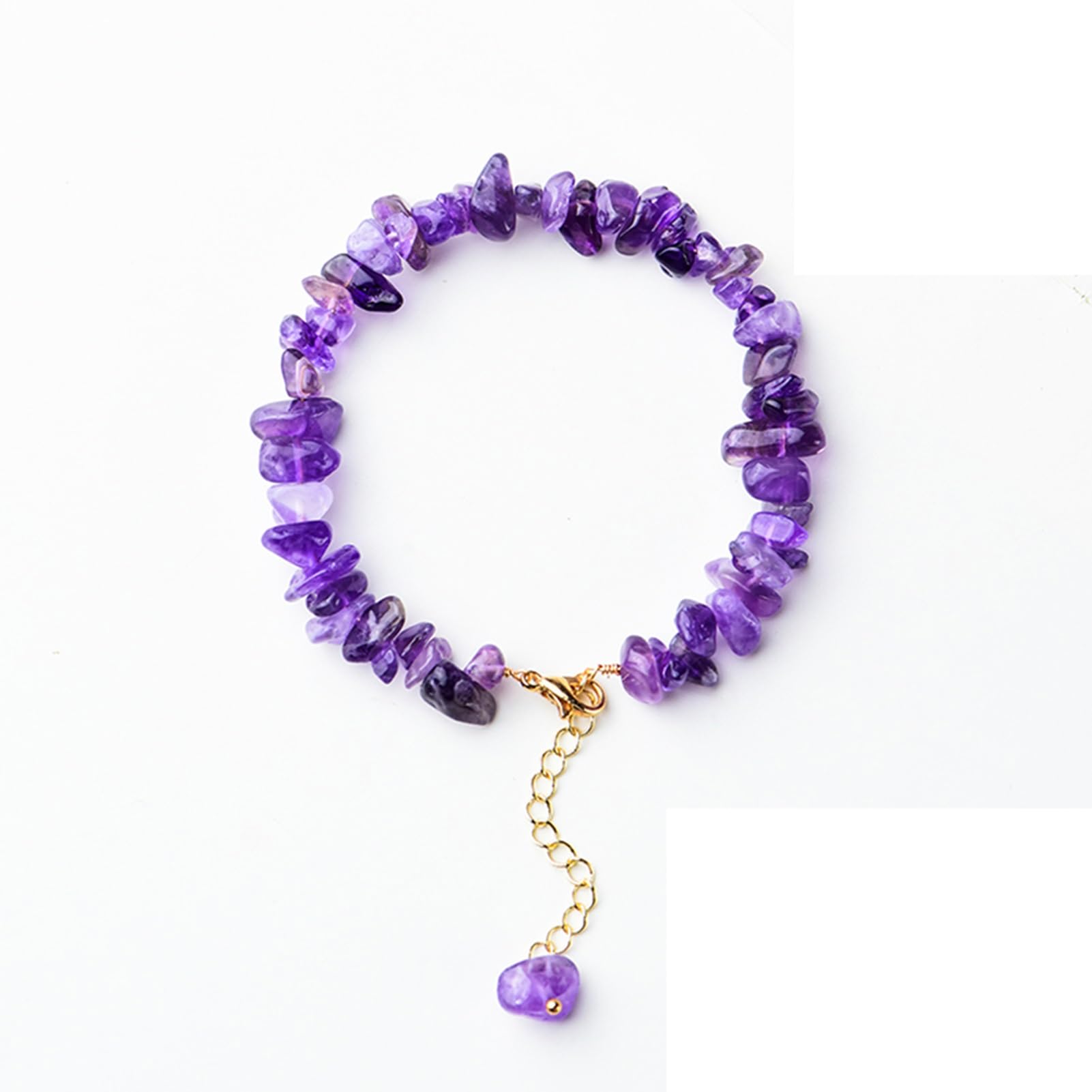 Bracelet Améthyste Lavande Extensible : Plus de Problème de Taille ! - 6