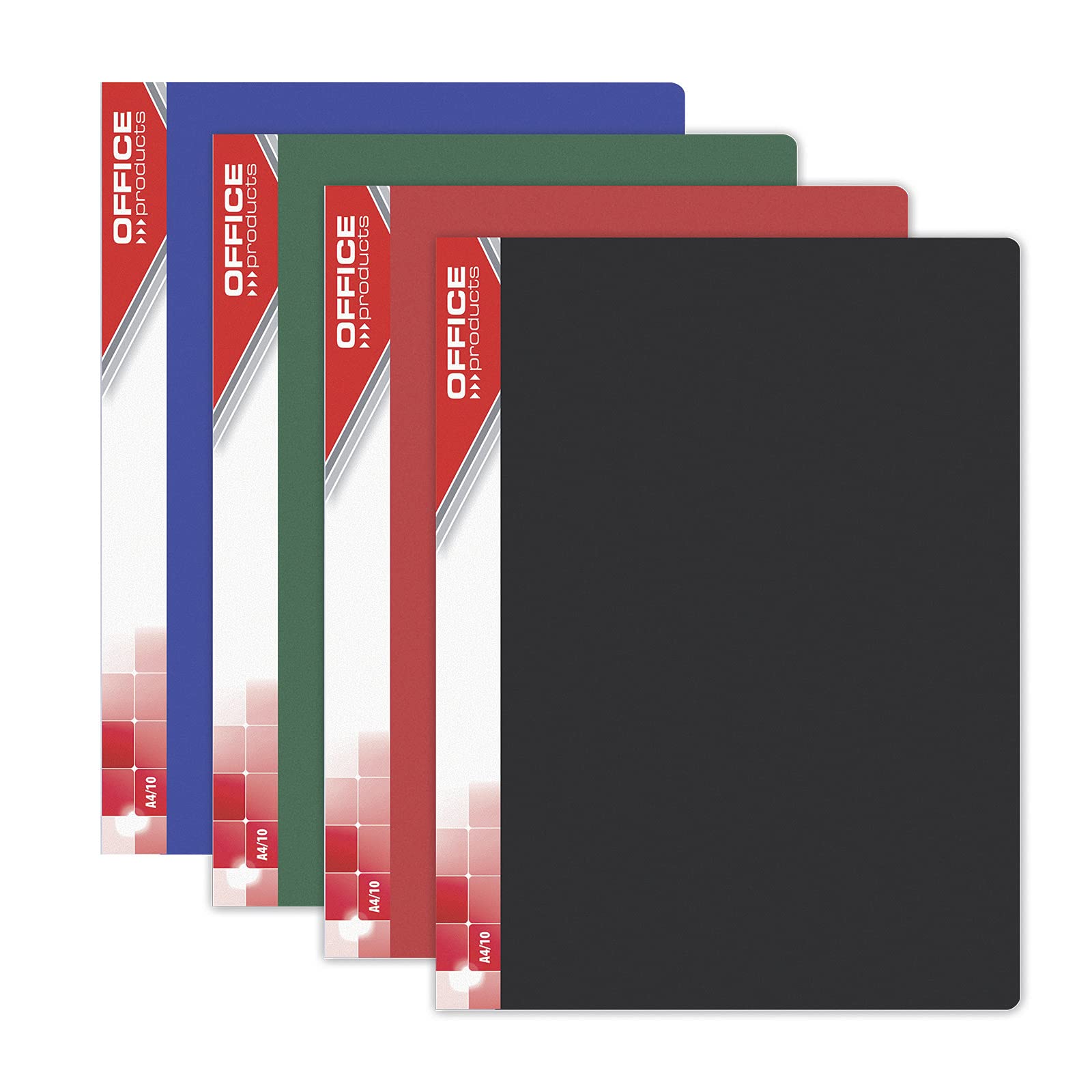Display Book Office Products PP A4 620 Micron 20 Pockets Blue/Document Archiving/Type-20 Pockets/Kind-Top Open Pockets/Index-N.a. / Pockets-N.a. / Material-PP/Dividers-N.a. / Label-N/D - Image 2