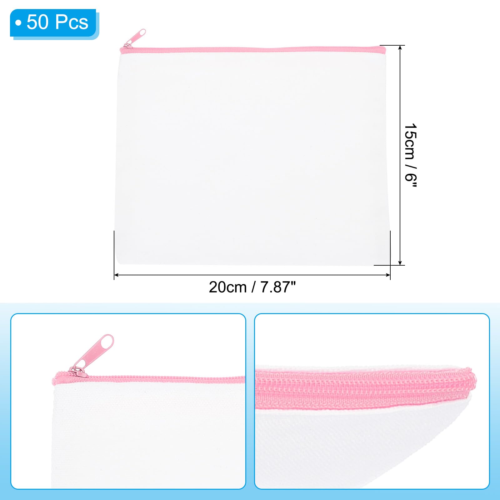 PATIKIL Sublimation Makeup Bags - Image 2