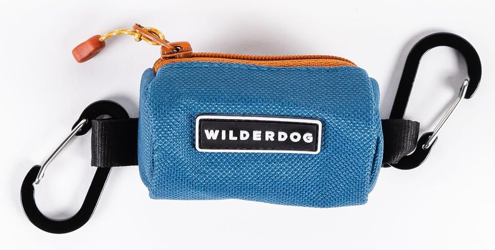 Image of Wilderdog Dog Poop Bag Holder - Pacific Blue