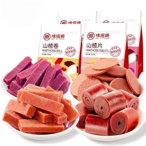山?卷 さっぱり甘酸っっぱい 食べるたびにフルーツ香りサクサクふんわり食感 飴 休?零食 中国お菓子 果脯 中国食品 零食点心 さんざし 山? 蜜?果干 外装ランダム発送 A(サンザシロール500g*1袋)
