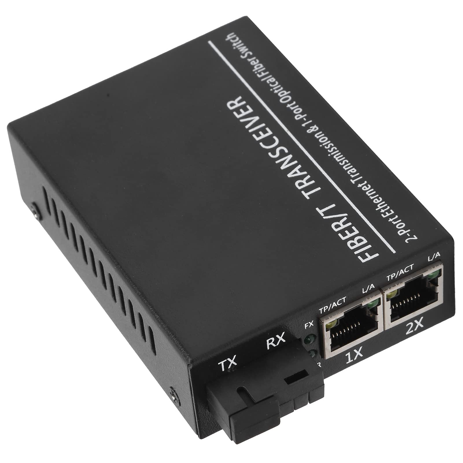 Émetteur-récepteur à Fibre Optique avec Boîtier en Fer XXS1F2G 1,25 G Port SC 10 100 1000 Mbps DC5 V 2 A pour la de la sécurité, Câblage à Large Bande, Réseaux d'entreprise
