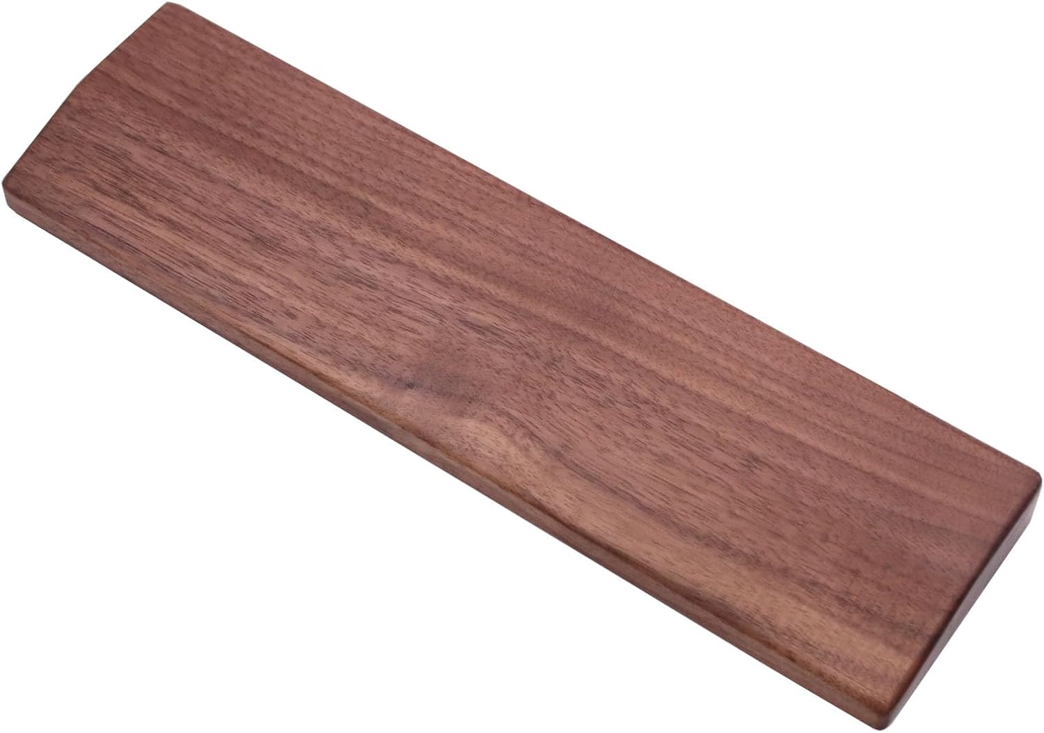 Wooden Wrist Rest,for 75% Mechanical KeyboardCompact Keyboard, Walnut Wood Palm Rest, Ergonomic Design for Mechanical Gaming Keyboard, Non-Slip Palm Pad (75 Layout)