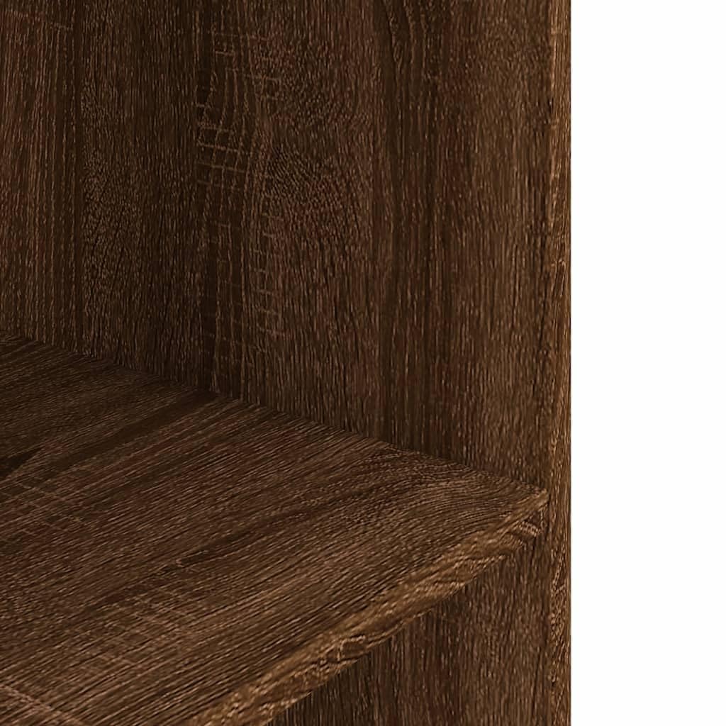 vidaXL Soporte de Acuario Madera ingeniería Roble marrón 100x40x60 cm, Mueble para pecera, Armario para Acuario, Soporte de Madera para pecera