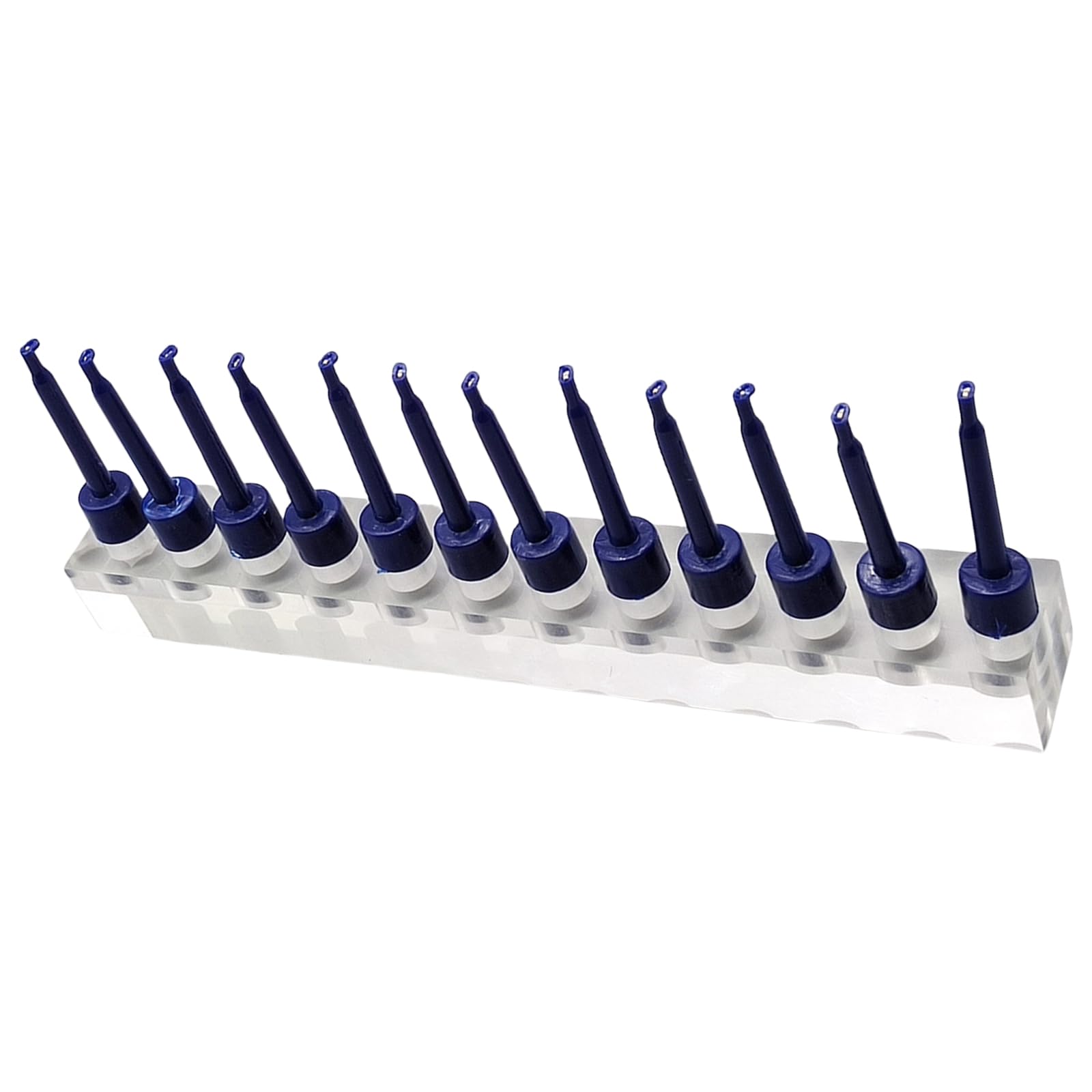 Kelisdi D Clear Shelf Fishing Lure Isplay Holders Fishing Fly Stan Tying Lure Holder Hook Clips Storage Holder Isplay Acrylic Clear