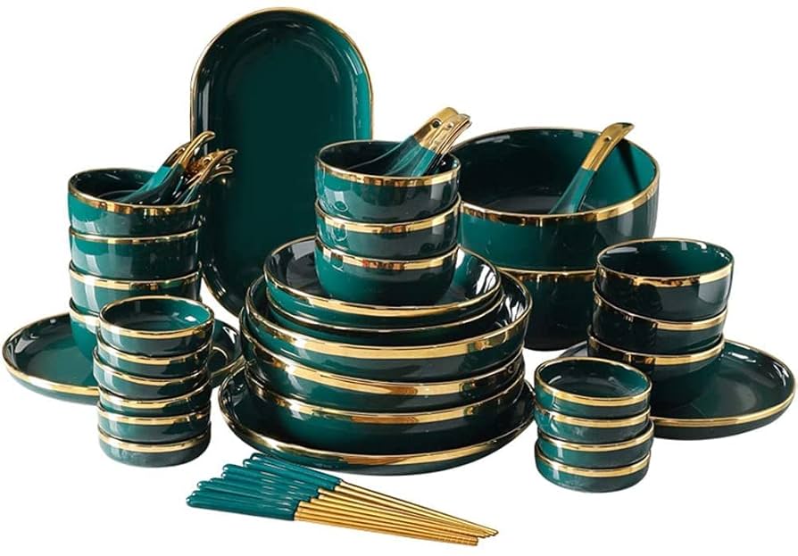 Amazon.com | DUDSME Nordic Style Glaze Stoneware Dinnerware