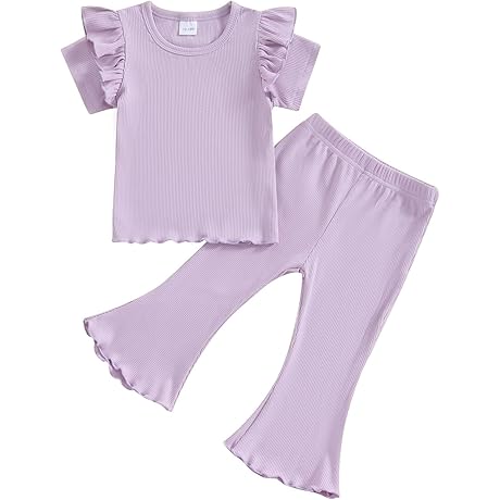 Toddler Girls Summer Ruffle Outfits