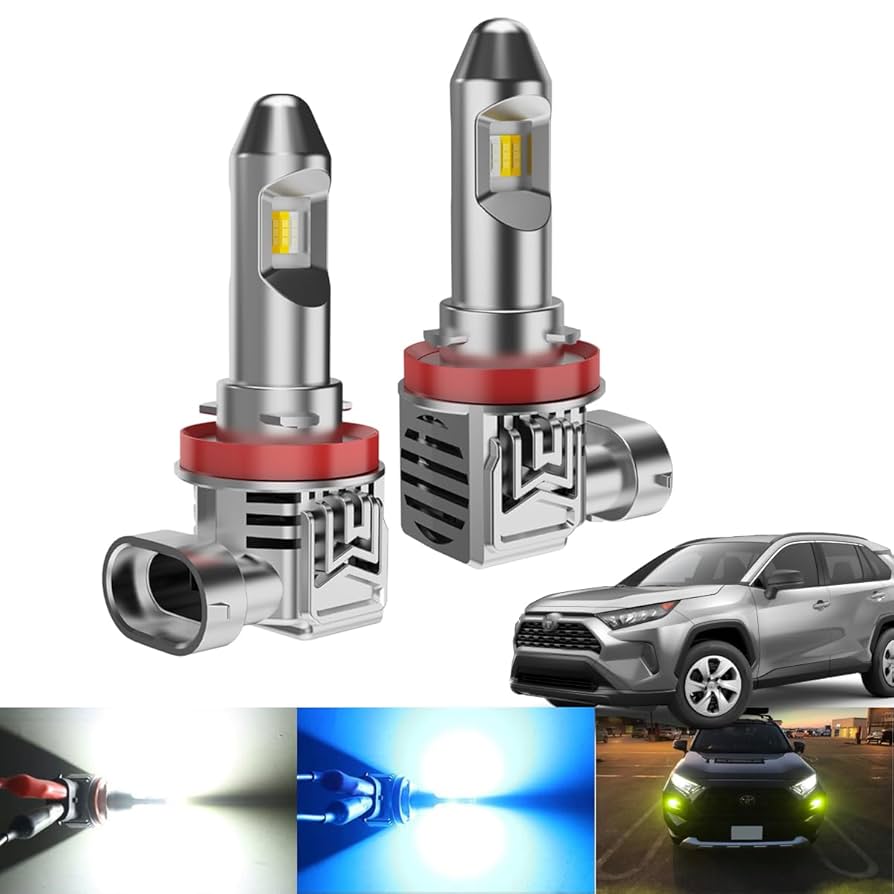 r*y様 RAV4 50系用の4連LEDフォグランプ RAV4 50系 LEDフォグランプキット Type2 バックライト付き