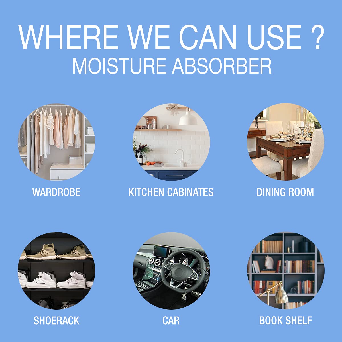 Moisture Absorber - Keep Wardrobes & Cars Dry -5