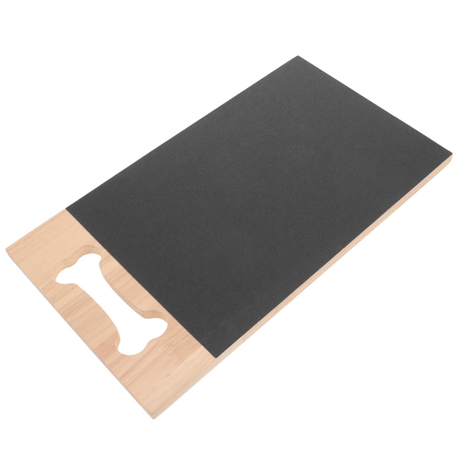 SOLUSTRE Krallenschleifbrett Holz und Hunde für Multifunktionales Hundekratzbrett mit Nagelfeile Stylish Schlichtem Design als Stressfreier Hundekrallenpfleger Welpen