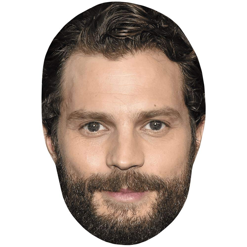 Jamie Dornan (Beard) Celebrity Mask, Flat Card Face, Fancy Dress Mask