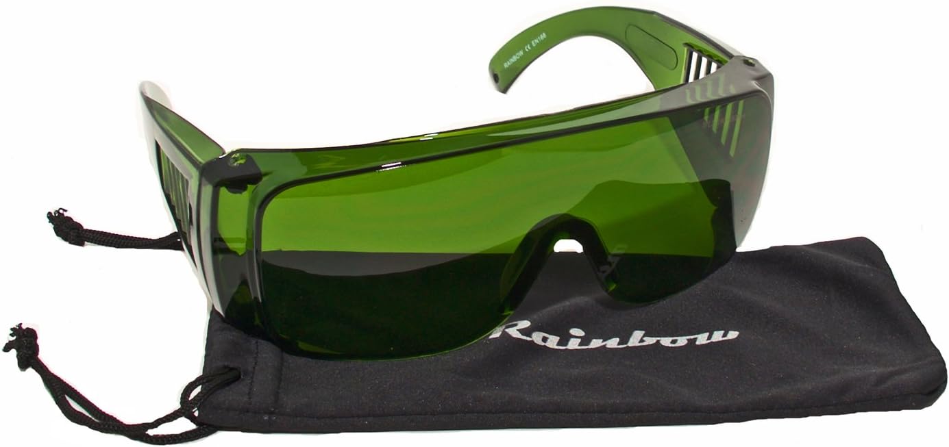 Rainbow safety Safety Glasses IPL Intense Pulse Light Protection Goggles (190-1800 nm Shade F4) IPL-2R