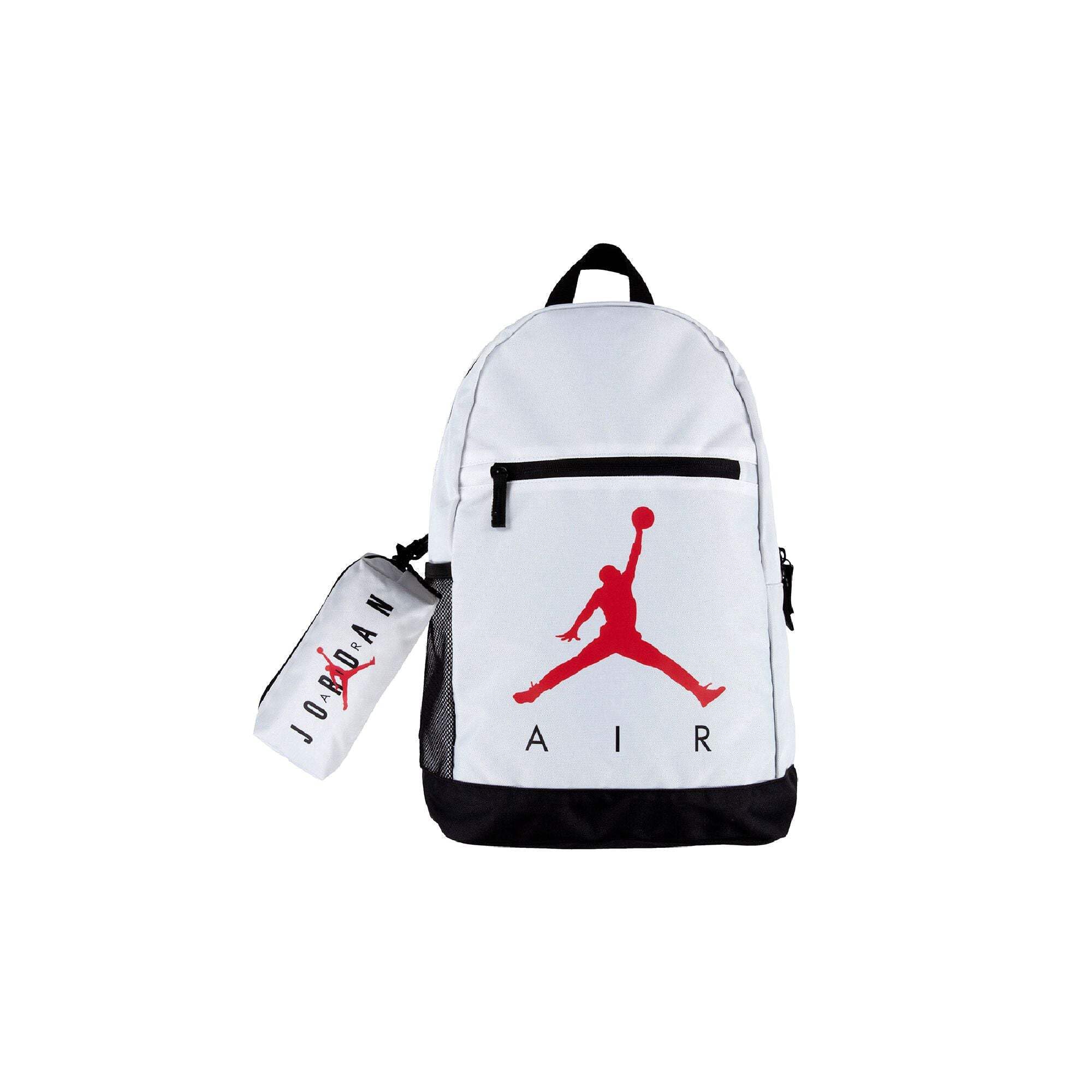 Nike Jordan 9B0503-001 Air White Backpack and Pencil Case Set