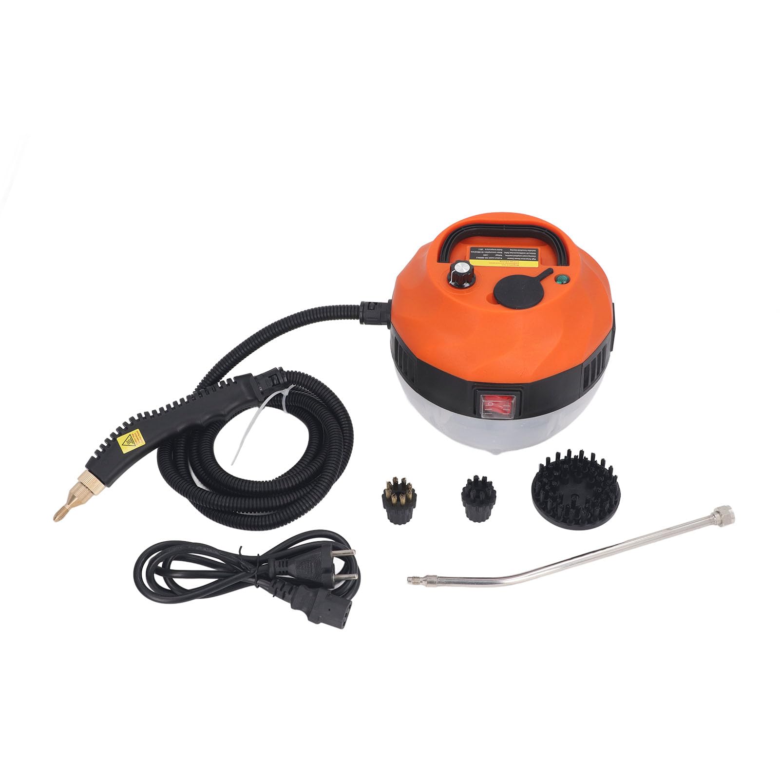 Fdit Limpiador de Portátil, Máquina de Limpieza Multiusos de Alta Temperatura para Cocina, Hogar, capó de Coche y Grasa de Aceite, con Diseño Rápido de Calentamiento (Enchufe europeo 220V)