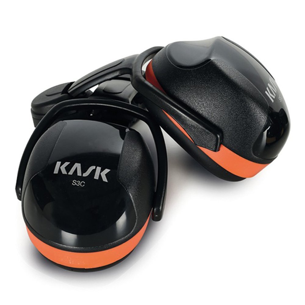 Kask Earmuff Gehörschutz SC3 - Modern, Hoch - Erwachsene, Lärm exponierte Berufe - Orange