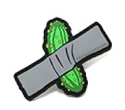 Duct Tape Pickle PVC Rubber Tactical Patch | Great for Tactical Lunch Bags | Funny Hook and Loop Patch