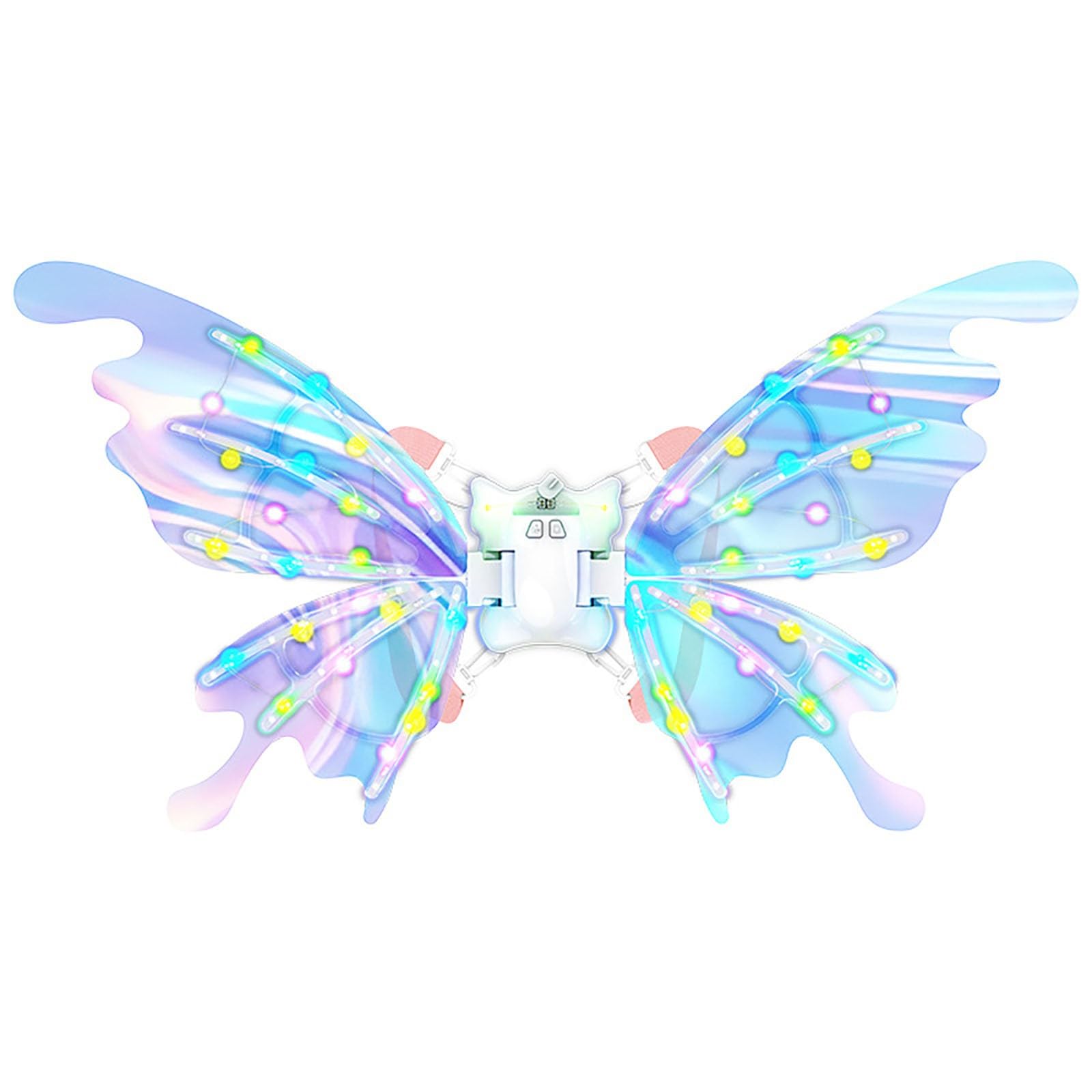 Faschingskostüme Kinder Elfen Schmetterlingsflügel Leuchtend Musik Cosplay Set Für Jungen Mädchen Perfekt Für Karneval Mottoparty Elfen Flügel Kostüm Kinder