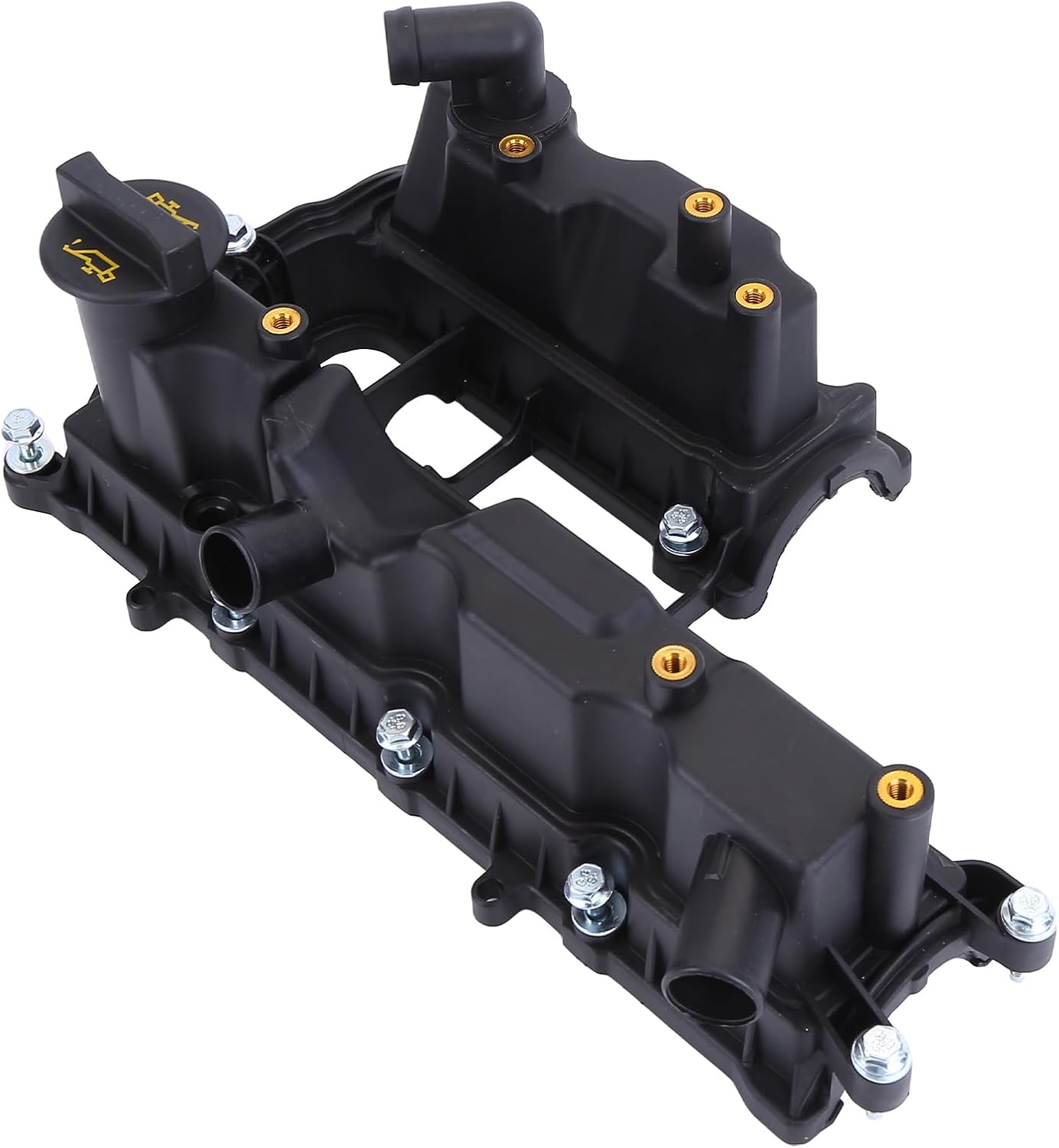 Engine Valve Cover with Gasket Compatible for Ford Escape 1.6L Gas Turbo 2013-2016 for Fiesta 1.6L Gas turbo 2014-2019 Replaces BM5Z-6582-A BM5Z6582A