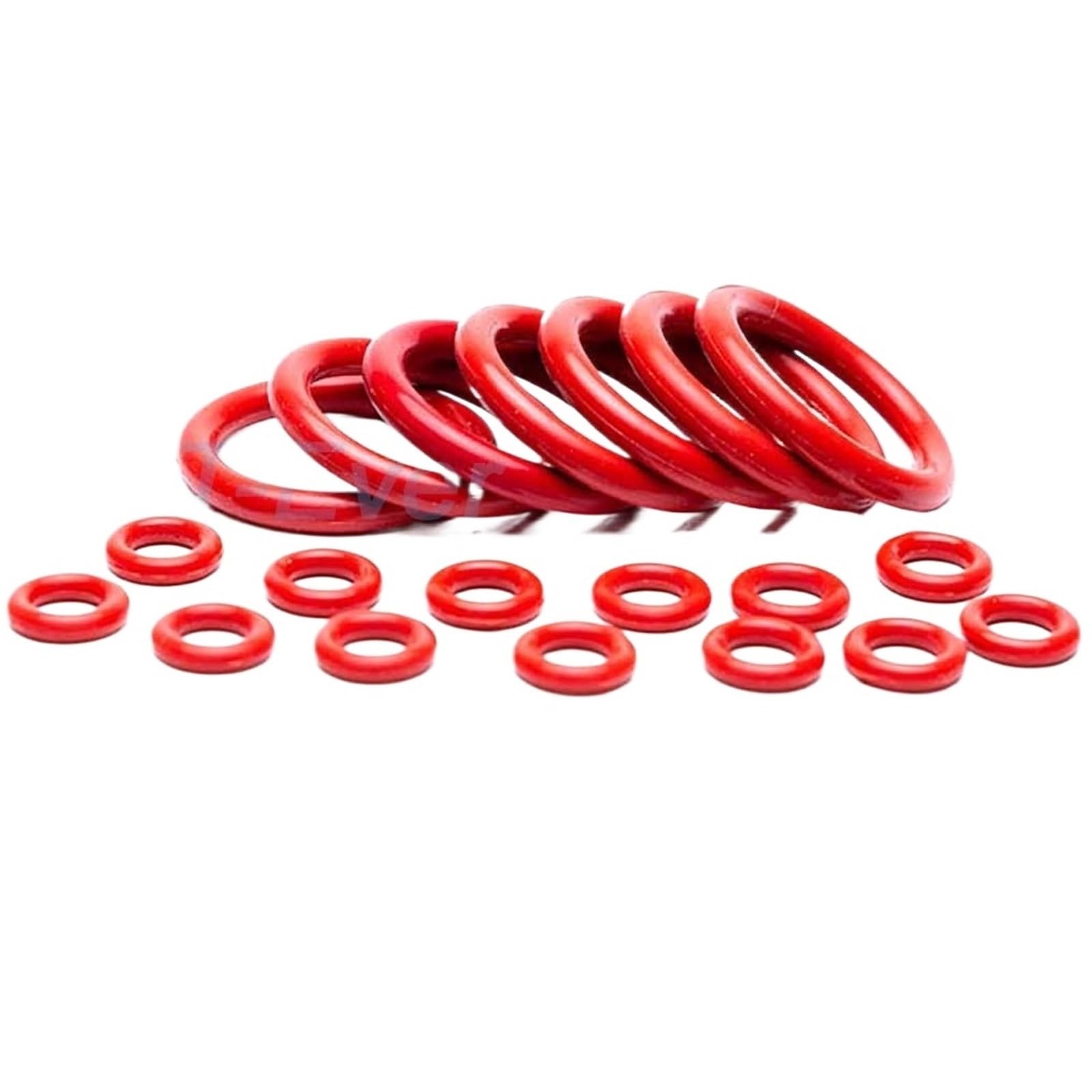 Junta tórica de silicona roja CS 3,5mm OD 10mm ~ 320mm arandela de junta tórica de silicona anillo de sellado de calidad alimentaria impermeable y aislado(OD 61mm (20Pcs))