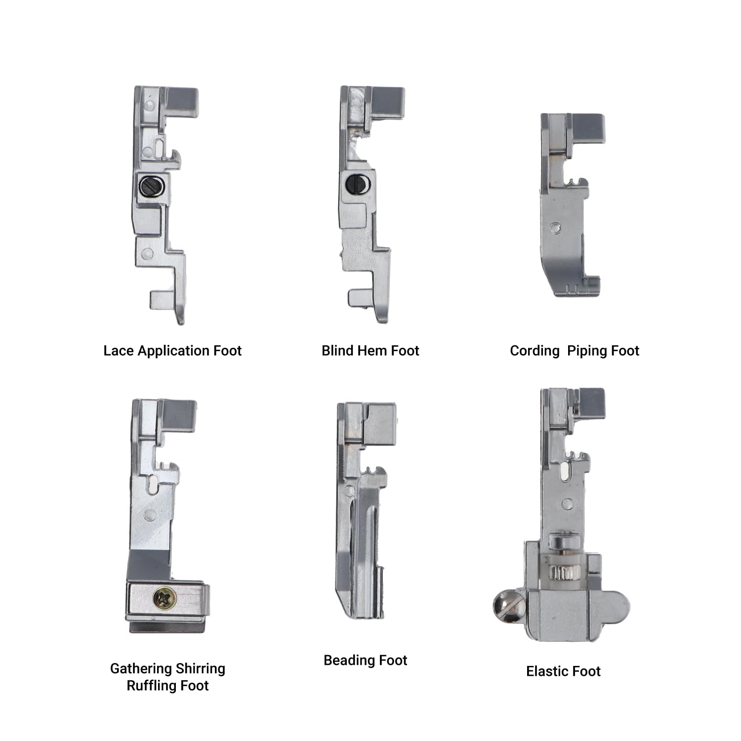 Zestaw 6 prasy do Overlock/Holownica Singer 14SH, 14CG i 14U.