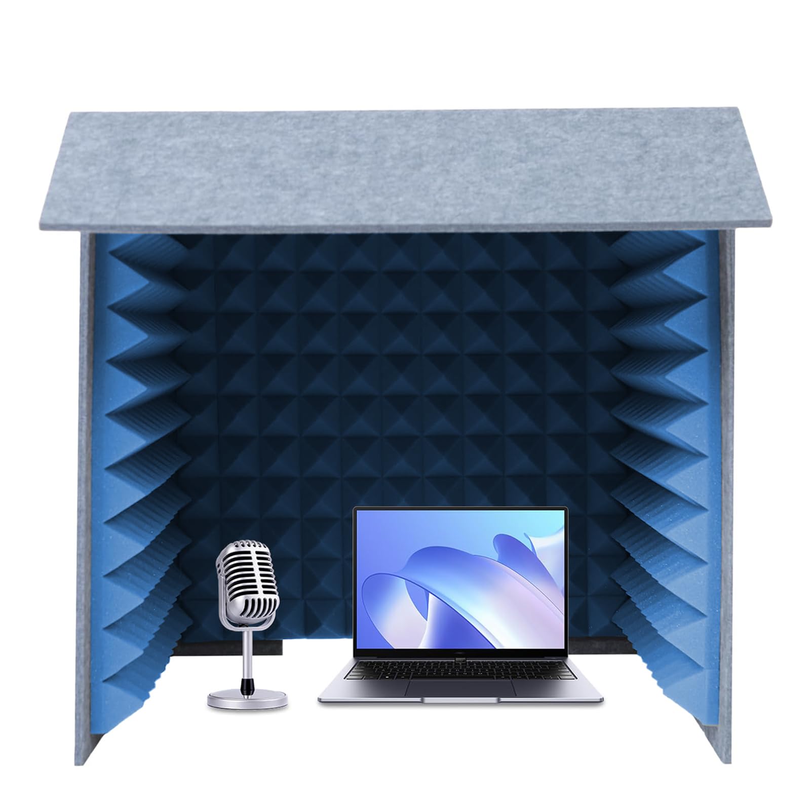 Cabine de musique insonorisée pour enregistrement studio à la maison de 31,4 pouces
