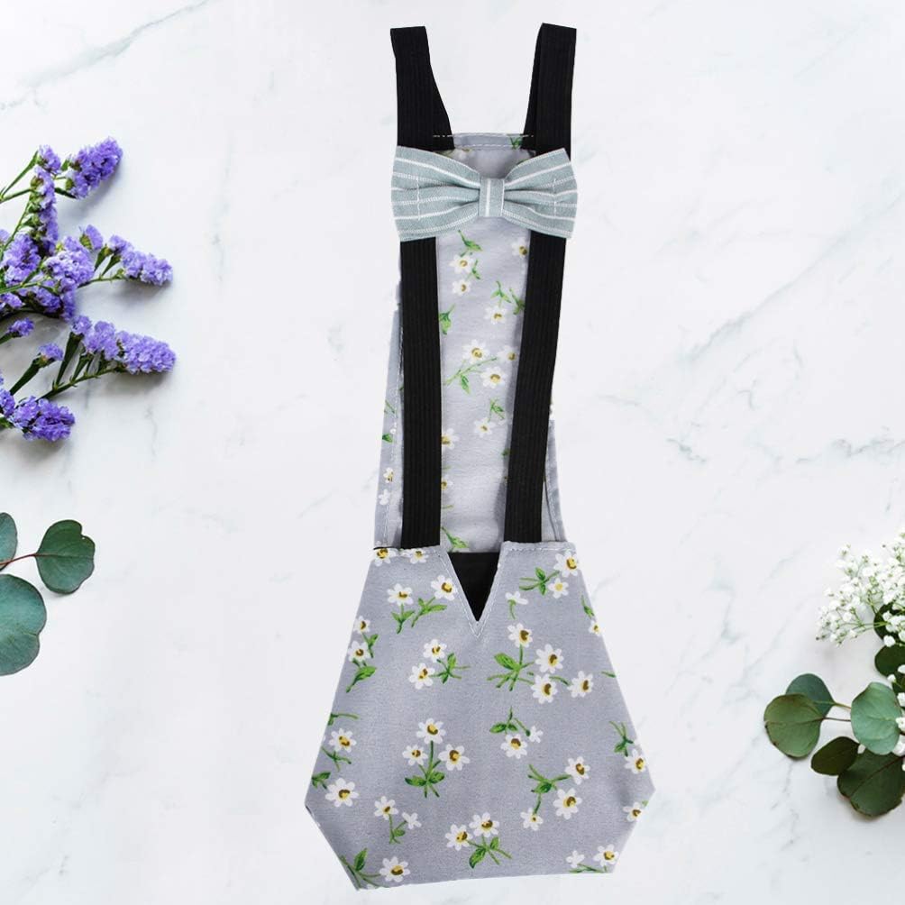 Pet Clothing, Pet Diapers Bowknot Poultry Diapers Elastic Cloth Diapers, S, Blue, Multi-Purpose, Warm