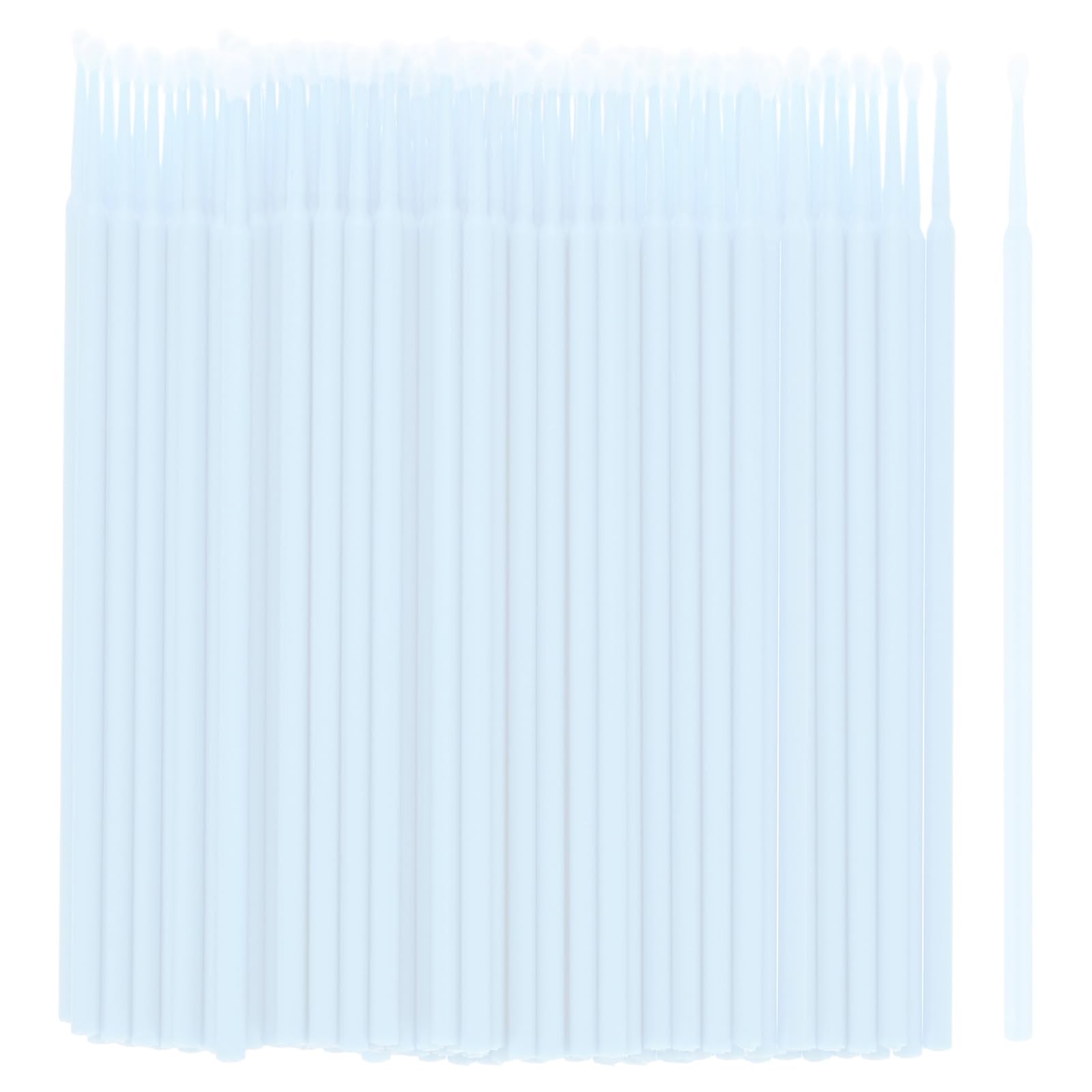M METERXITY 200-Pack Pollinator Brush, 0.08inch/2mm Plastic Vegetable Pollinator Pen Manual Pollination Tool for Gardening/Greenhouse/Hydroponic Plants/Flowers [White]