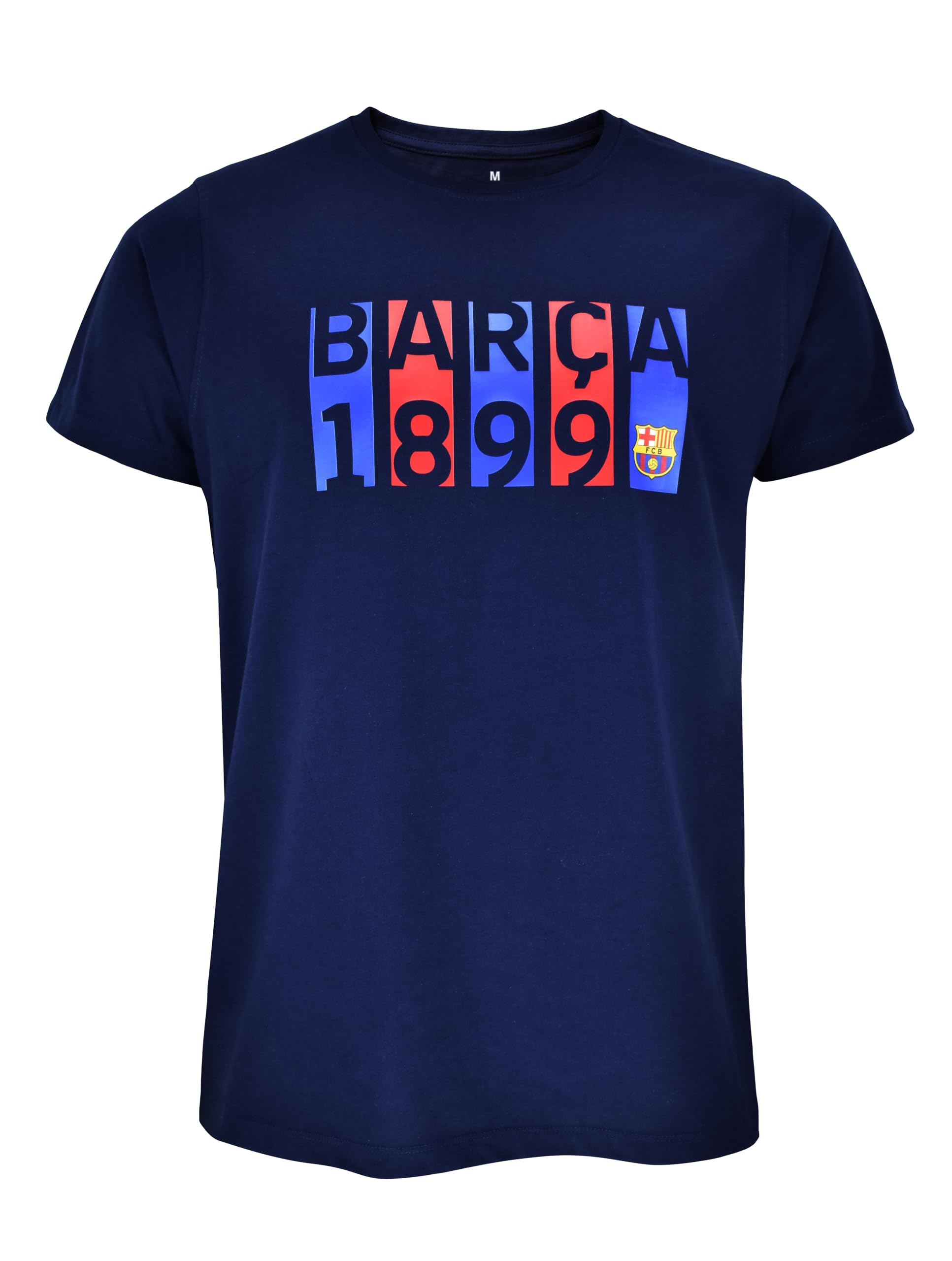 FC Barcelona Oficial Flag Navy Junior Barça Camiseta Unisex niños