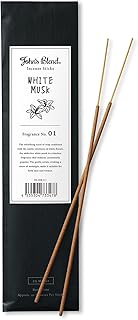 ホワイトムスク お香 ジョンズブレンド 25本入り インセンス スティック アロマ 香炉 プチギフト 誕生日プレゼント