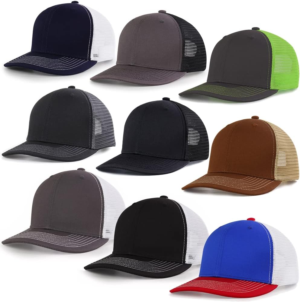 Custom 112 Mesh Trucker Hat Custom Personalized Text Polyester Baseball Cap - Image 3