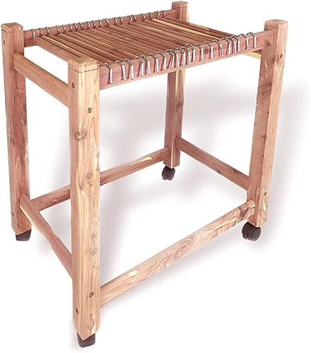Miniatura 6 de Perchero aromático de cedro rojo para pantalonesperchero (tamaño regular 16 varillas)